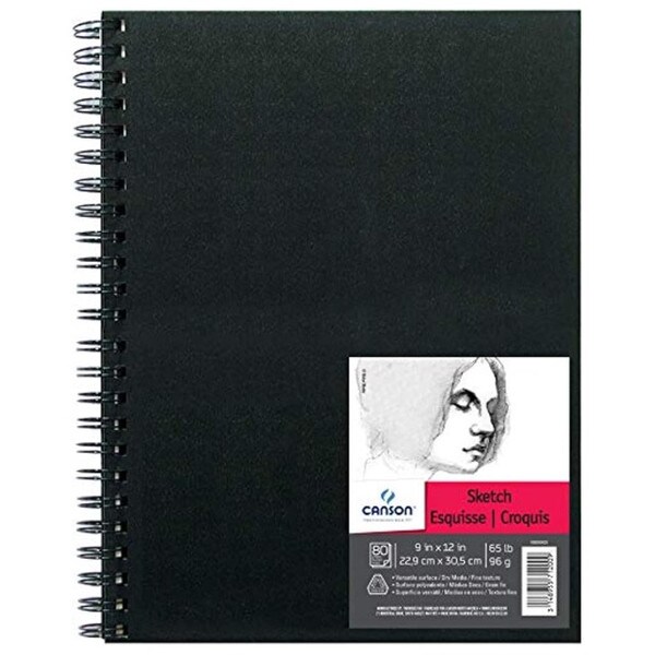 Canson Artist Series Sketch Book Paper Pad 9X12